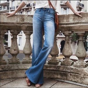 Madewell Fleamarket Flare Jeans Blue